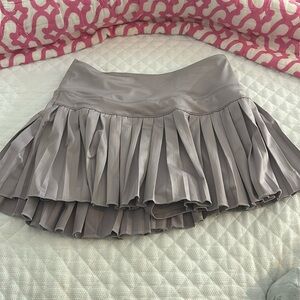 Grey gold hinge skirt!